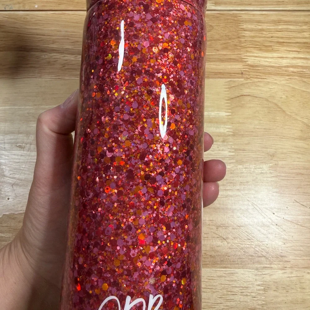 Handmade Sequins Red Who Framed Roger Rabbit Skinny Can Cooler Tumbler Cup - Picture 4 of 9